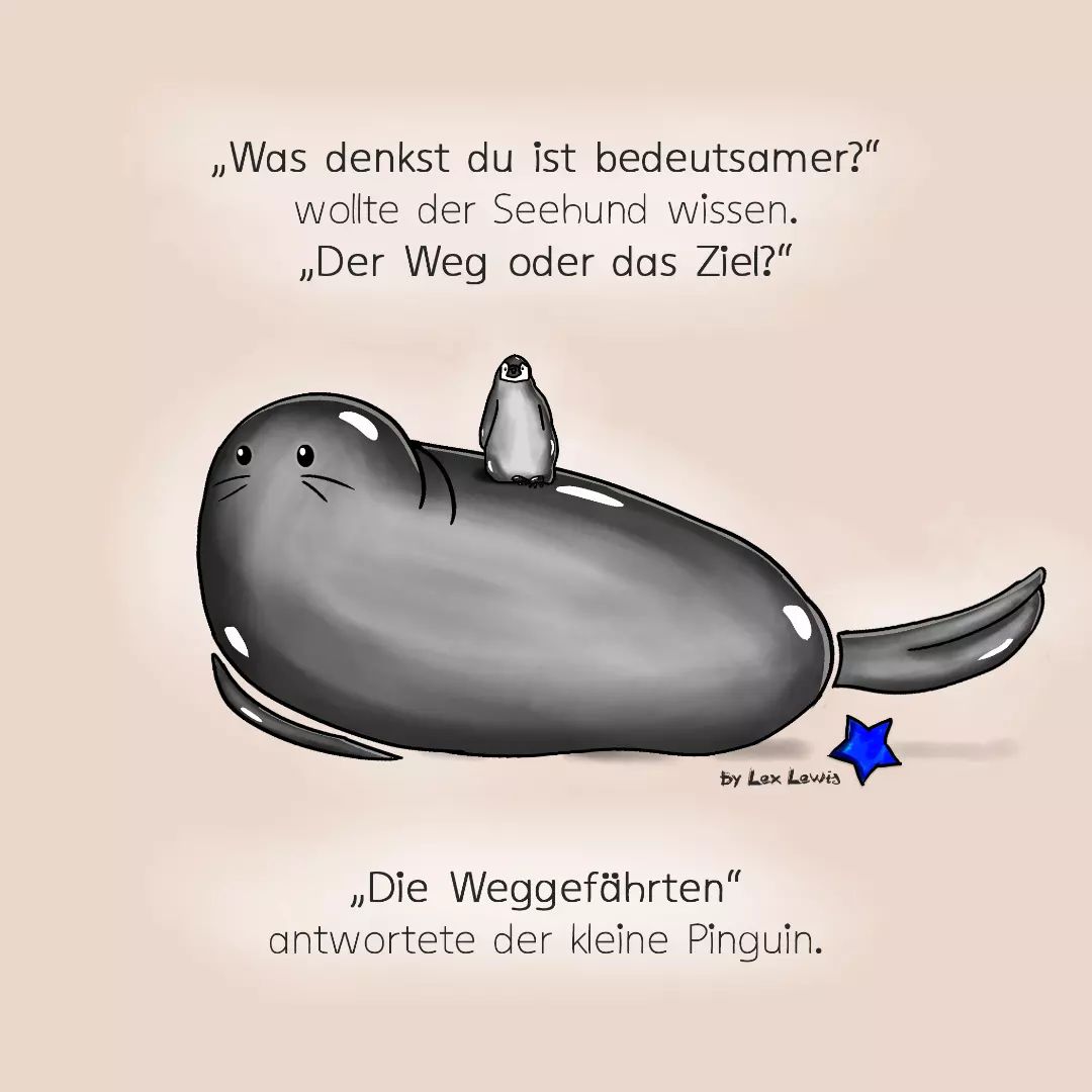 Der Seehund und der kleine Pinguin. Ein neues Bild ist fertig:) Wer sind eure wichtigsten Weggefährten? Würde mich interessieren👥🐧🦭Dieses Bild gibt es in einer signierten und limitierten Auflage von genau 5 Stück (Abmessung 13x13cm gedruckt auf Leinwand). Ein Exemplar wird unter allen Kommentaren (unter diesem Bild) ausgelost. Der Gewinner wird im nächsten Beitrag genannt!