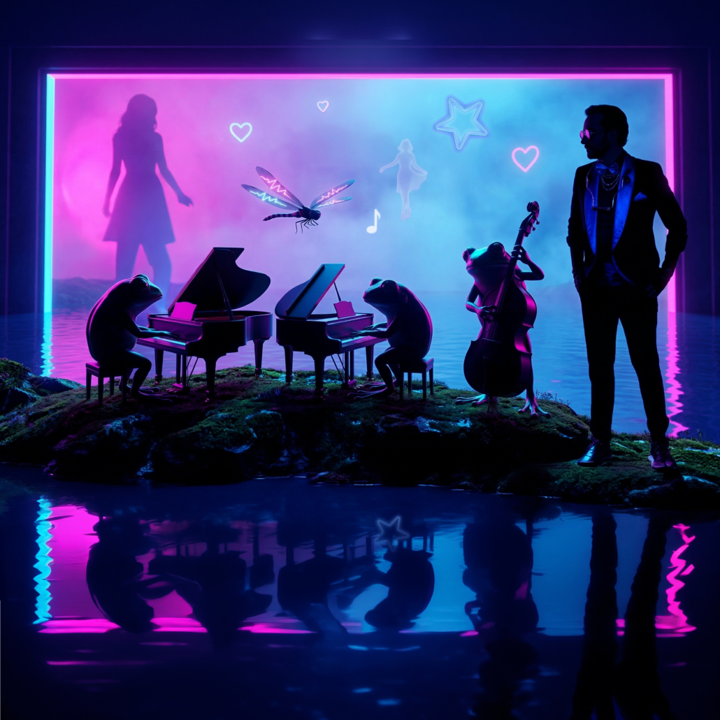 Lex Leon - Neon Lieder - 3 Piano-Frösche