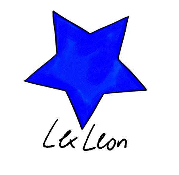 Lex Leon Blauer Stern mit Marke